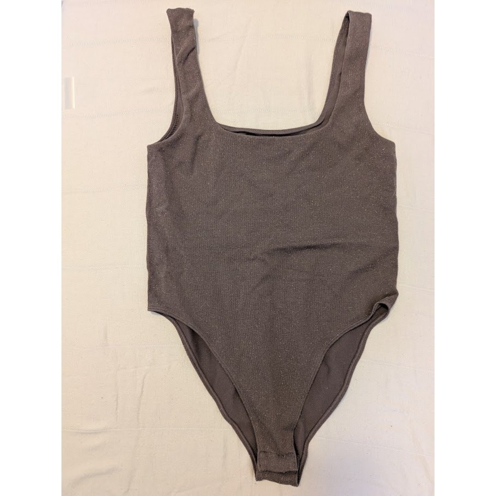 A New Day Bodysuit Sparkle Sleeveless Casual Top Small New